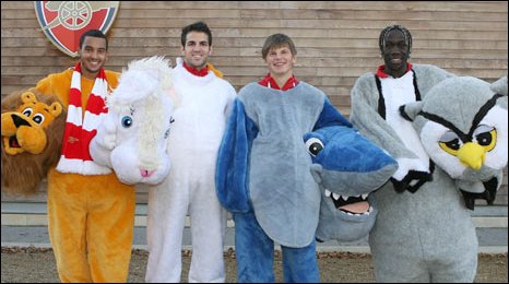 Arsenal players Charity work is often unreported