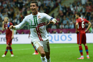 Cristiano Ronaldo scores winning goal for Portugal
