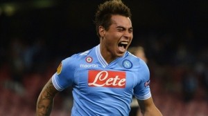 Sao Paulo are on the verge of signing out-of-favour Napoli forward Eduardo Vargas.