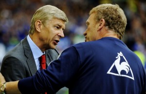 Arsenal boss Arsene Wenger and Everton boss David Moyes are still hopeful of their sides qualyfying for the Champions League after sides drew 0-0 at the Emirates