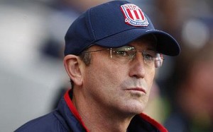 Stoke are in the fight for survival, as Tony Pulis' side welcome Manchester United to the Britannia Stadium later today