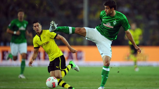 UEFA Champions League runners-up Borussia Dortmund have completed the signing of Werder Bremen defender Sokratis Papastathopoulos on a five-year contract.