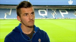 Controversial QPR midfielder Joey Barton is interested in a move to Everton according to his agent