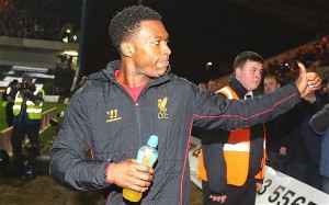 Striker Daniel Sturridge has scored in every game for Liverpool this season
