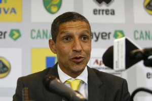 Chris Hughton's Norwich face West Ham on Saturday evening in a vital clash for the Canaries