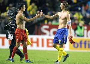 Would will be at next year's World Cup in Brazil Cristiano Ronaldo or Zlatan Ibrahimovic?