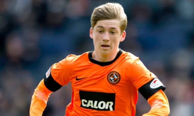 Dundee United starlet Ryan Gauld has revealed he is willing to stay at Tannadice Park in order to progress his career.