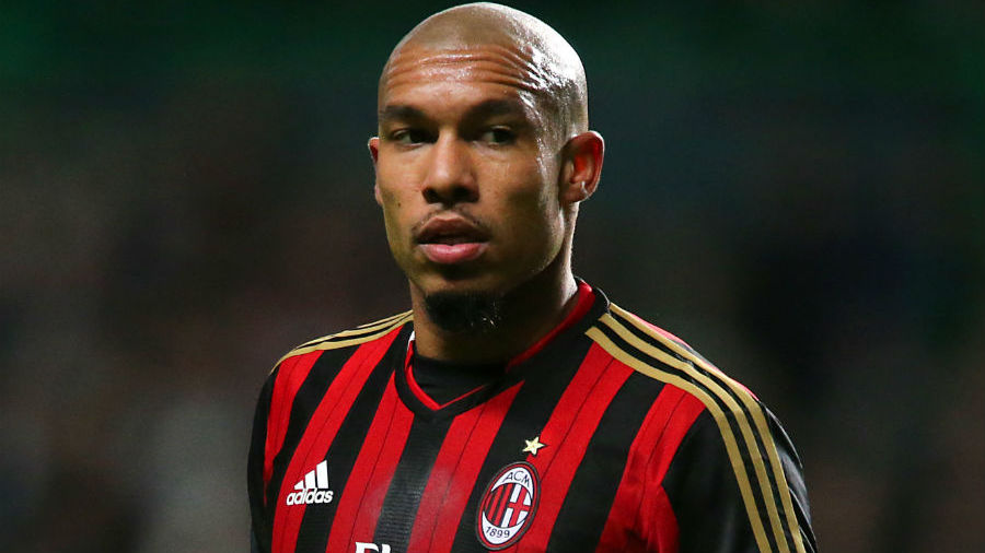 Nigel de Jong has rubbished reports suggesting he wants to leave AC Milan in response to the sacking of manager Clarence Seedorf.