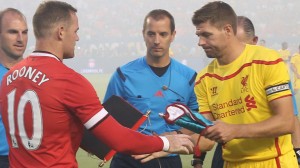 North West rivals Manchester United and Liverpool meet at Old Trafford on Sunday