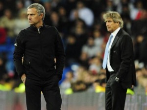 Chelsea's Jose Mourinho will go head-to-head with Manchester City's Manuel Pellegrini at Stamford Bridge later today