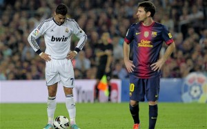 The world's best two players Cristiano Ronaldo and Lionel Messi come face-o-face in Sunday's El Clasico