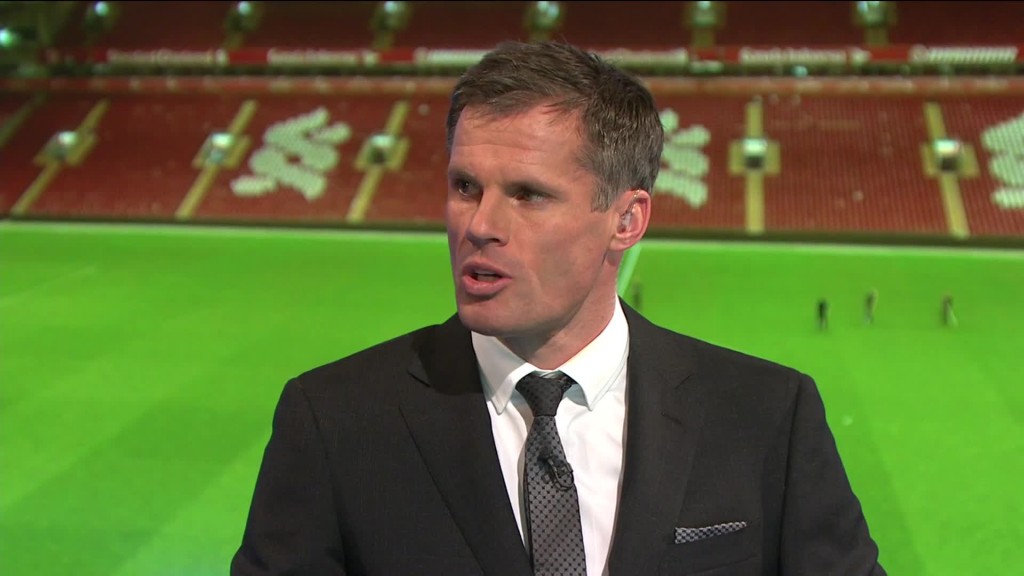 Former Liverpool F.C. defender Jamie Carragher believes star winger Raheem Sterling should focus on his football instead of 'taking on the club.'