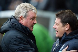 Hull boss Steve Bruce and Newcastle counterpart John Carver are in for a nervy afternoon