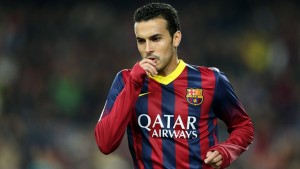 Barcelona winger Pedro has been heavily linked with a move to Manchester United