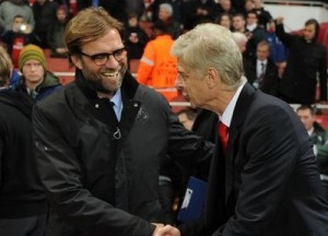 No bad blood between two managers / Image via mirror.co.uk