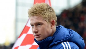 Manchester City star Kevin De Bruyne will be sidelined for the next ten weeks through injury