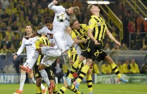Highly eventful night in Dortmund ends up in 2-2 draw / Image via telegraph.co.uk