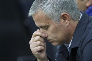 Not the best of 'home comings' for Mourinho / Image via bleacherreport.com