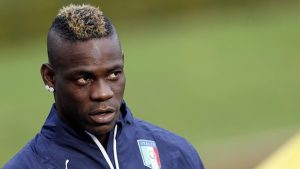 Italian striker Mario Balotelli has been in form since joining France club Nice