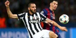 Bonucci Messi Juventus Barcelona