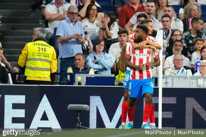 Real Madrid 1-1 Girona: Lemar piledriver deals further blow to hosts title hopes